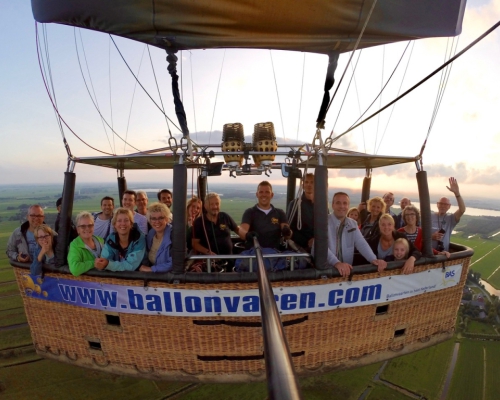 Ballonvaart vanaf Alphen naar Kockengen